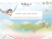Tablet Screenshot of dostava.si